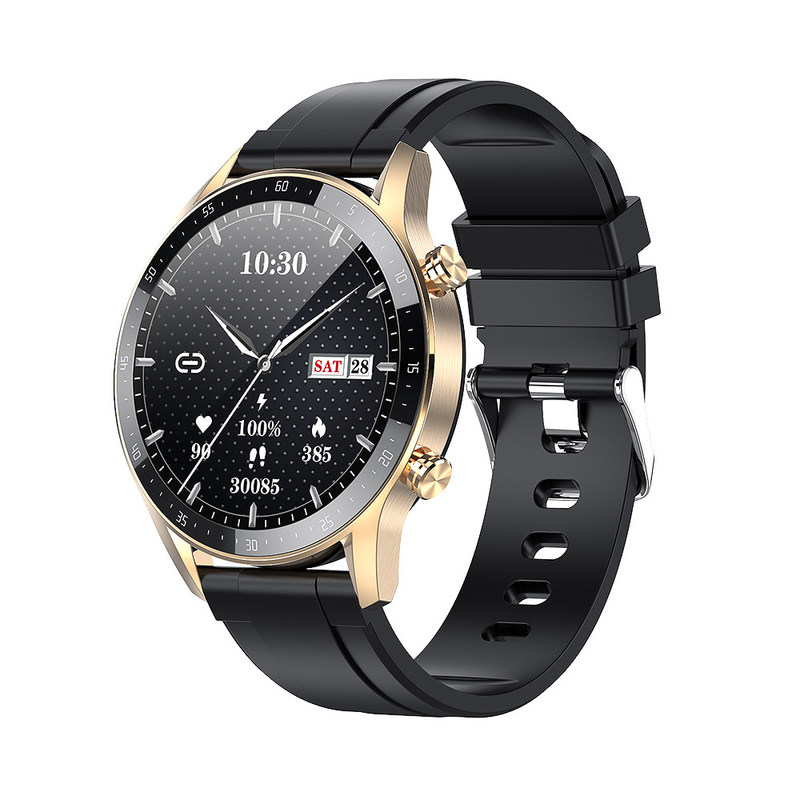 Zinc Alloy Sports Bluetooth Smart Watch Blood Oxygen 46x46x10.8mm