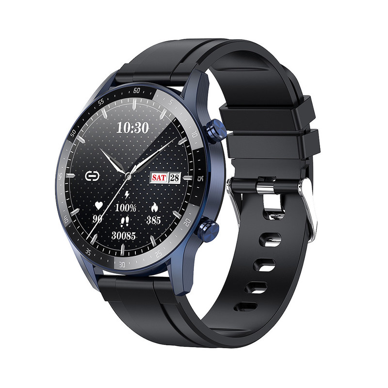 Zinc Alloy Sports Bluetooth Smart Watch Blood Oxygen 46x46x10.8mm